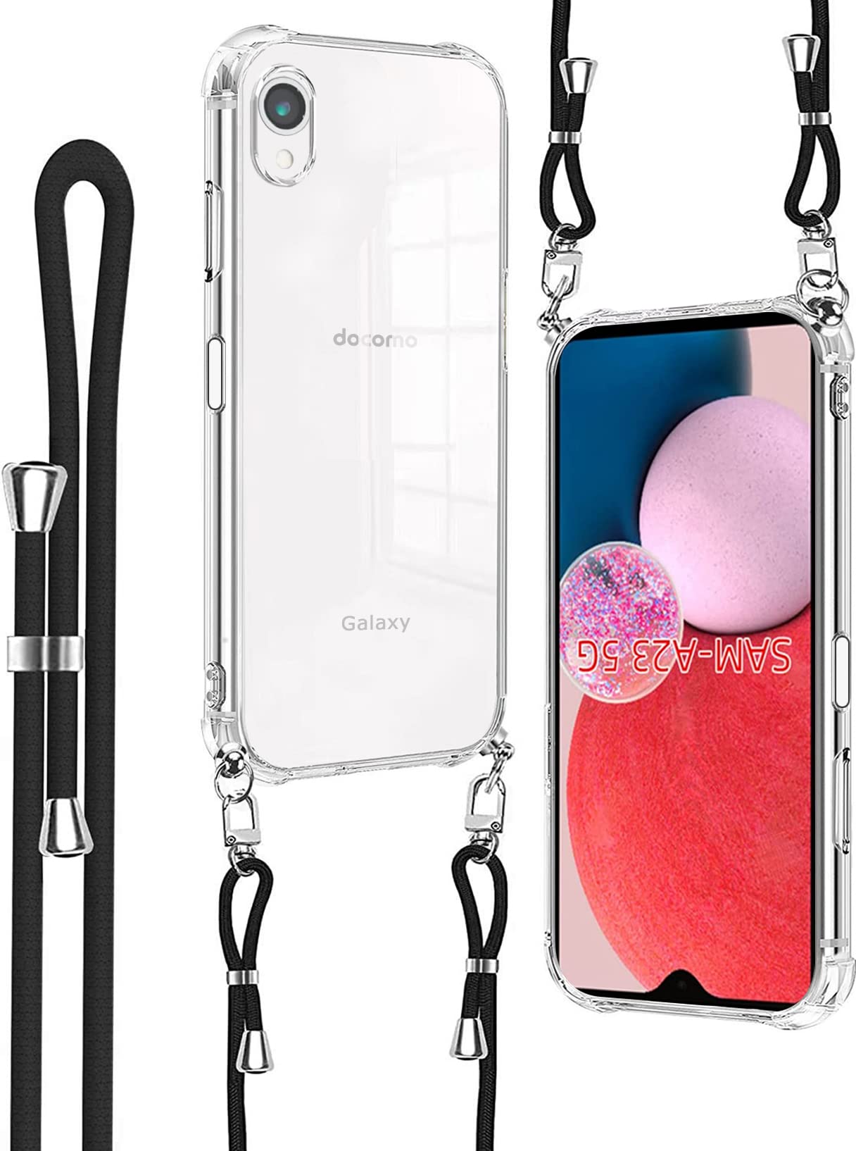 Amazon.co.jp: Denaisii Galaxy A23 5G ケース ショルダー クリア 耐